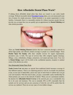 How Affordable Dental Plans Work