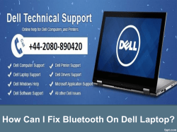 How Can I Fix Bluetooth On Dell Laptop-converted