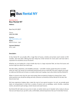 Bus Rental NY