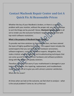 Contact Macbook Repair Center and Get A Quick Fix At Reasonable Prices