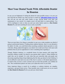 Meet Your Dental Needs With Affordable Dentist In Houston