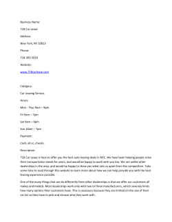 718 Car Lease