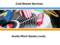 Cold Stream Services