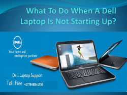 What To Do When A Dell Laptop Is-converted