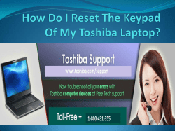How Do I Reset The Keypad Of My