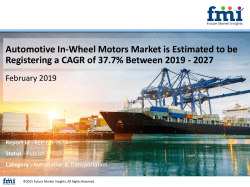 Automotive In-Wheel Motors Market