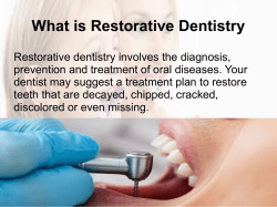 Different Types of Dental Treatments