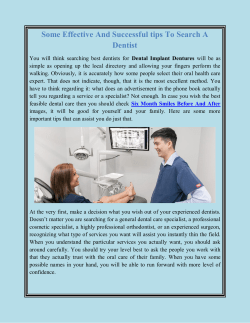 Some Effective And Successful tips To Search A Dentist converted