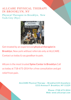 ALLCARE Physical Therapy in Brooklyn, NY