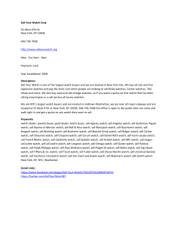 Sell Your Watch Corp