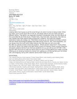 Bronx Car Lease-3433 Boston Rd #214 Bronx, NY 10469