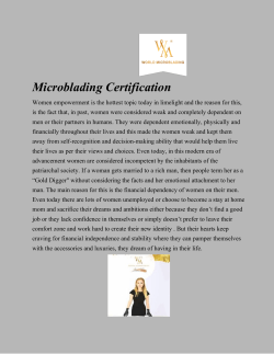 Microblading Certification