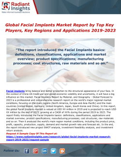 Global Facial Implants Market Report by Top Key Players, Key Regions and Applications 2019-2023 