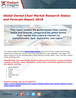 Global Dental Chair Market Research Status and Forecast Report 2018 