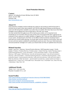 Asset Protection Attorney