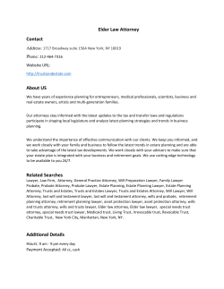 Elder Law Attorney