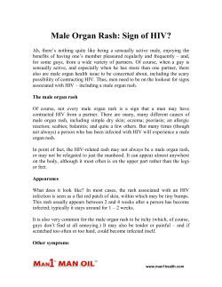 Male Organ Rash - Sign of HIV