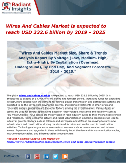 Wires And Cables Market is expected to reach USD 232.6 billion by 2019 - 2025 