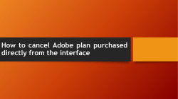 How to cancel Adobe plan purchased directly from the interface-converted