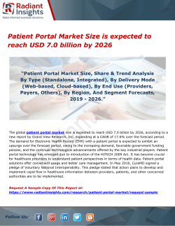 Patient Portal Market Size is expected to reach USD 7.0 billion by 2026 