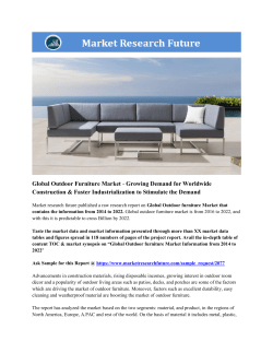 Global Outdoor Furniture Market