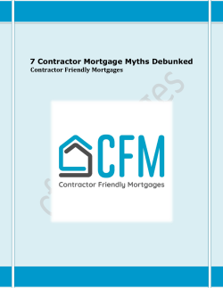 7 Contractor Mortgage Myths Debunked