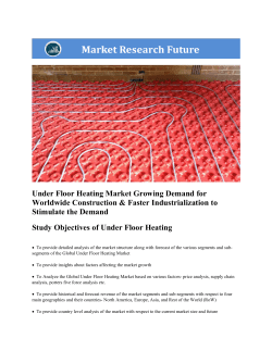 Under Floor Heating Market