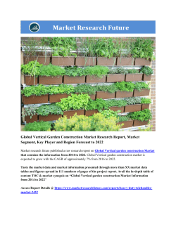 Global Vertical Garden Construction Market