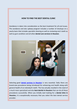 How To Find The Best Dental Clinic