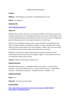 Urgent Care No Insurance