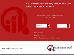 Smart Textiles For Military Market