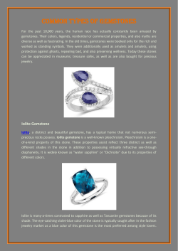 Common Types Of Gemstones