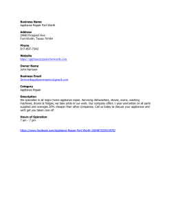 Appliance Repair Fort Worth