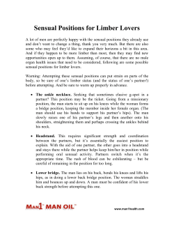 Sensual Positions for Limber Lovers