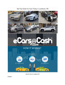 Cash for Cars in Levittown PA