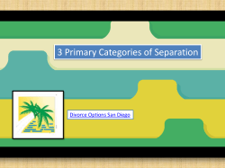 3 Primary Categories of Separation - Copy