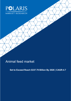 Animal feed market 