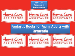 Fantastic Books for Aging Adults with Dementia - Copy