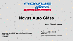Windscreen Crack Repair by Novus Auto Glass