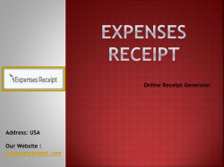 Free Receipt Generator by Expenses Receipt