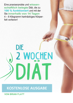 Die 2 Wochen Diät Buch PDF Download | Brian Flatt vollProgramm